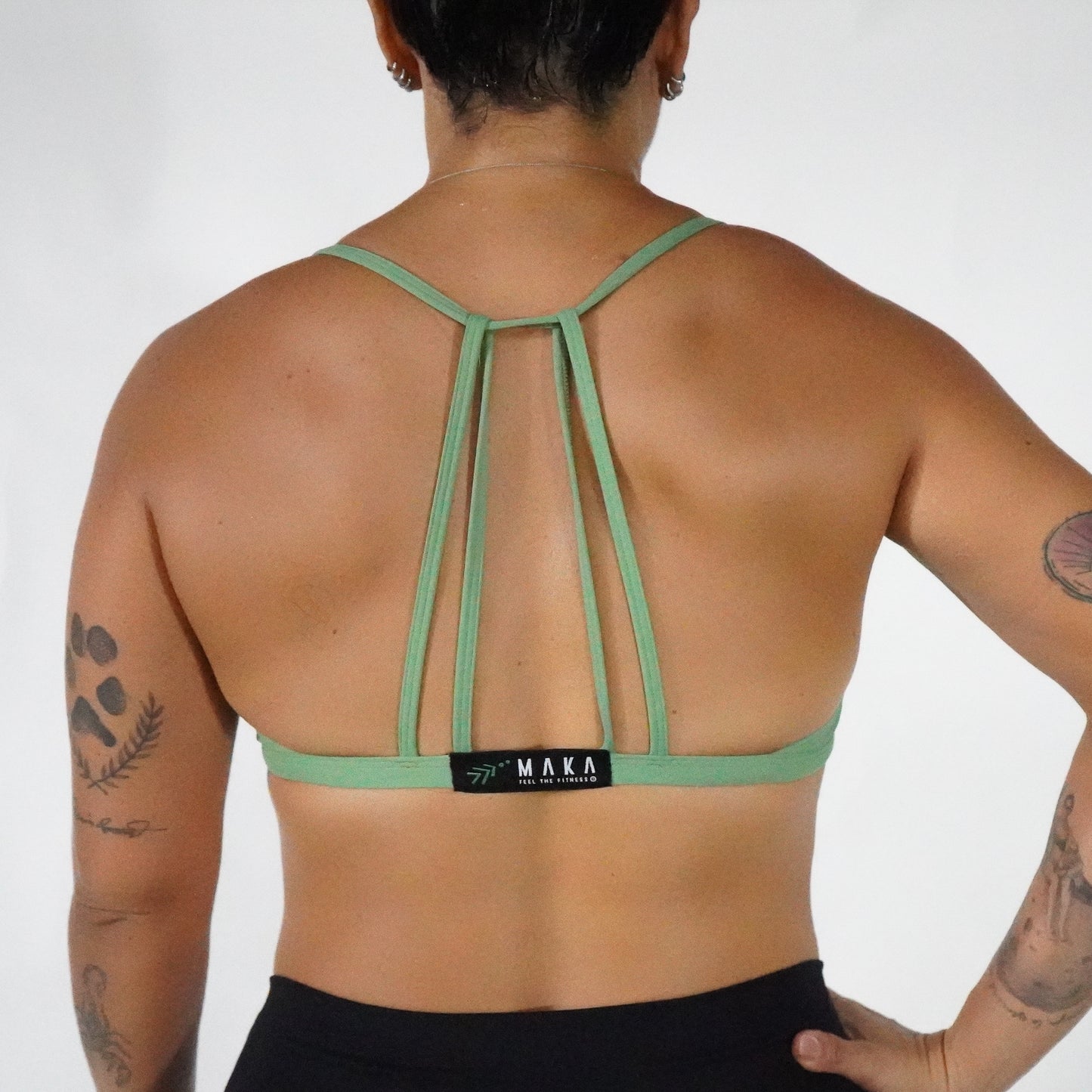 Forest green- Top Pliegues