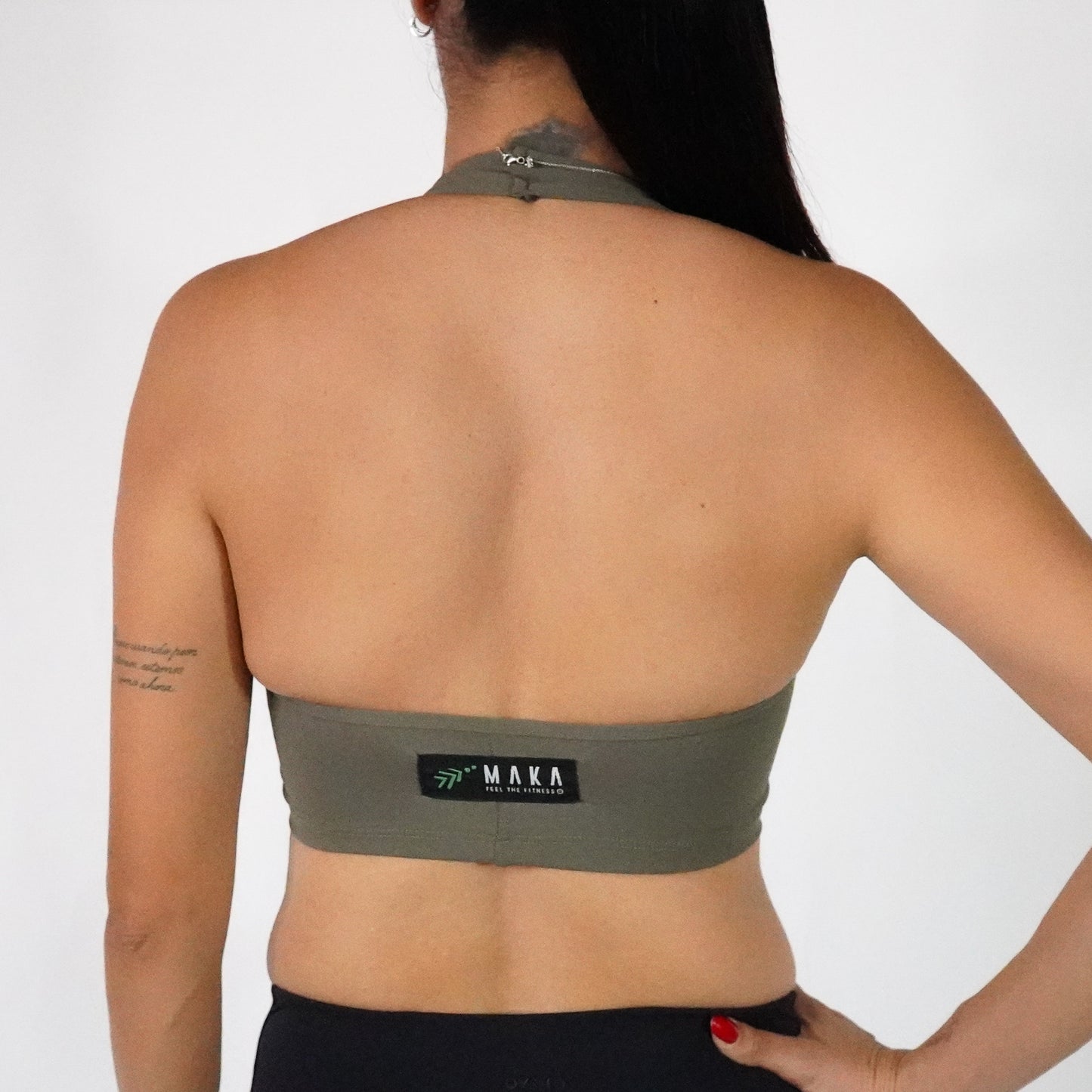 Olive- Top Halter