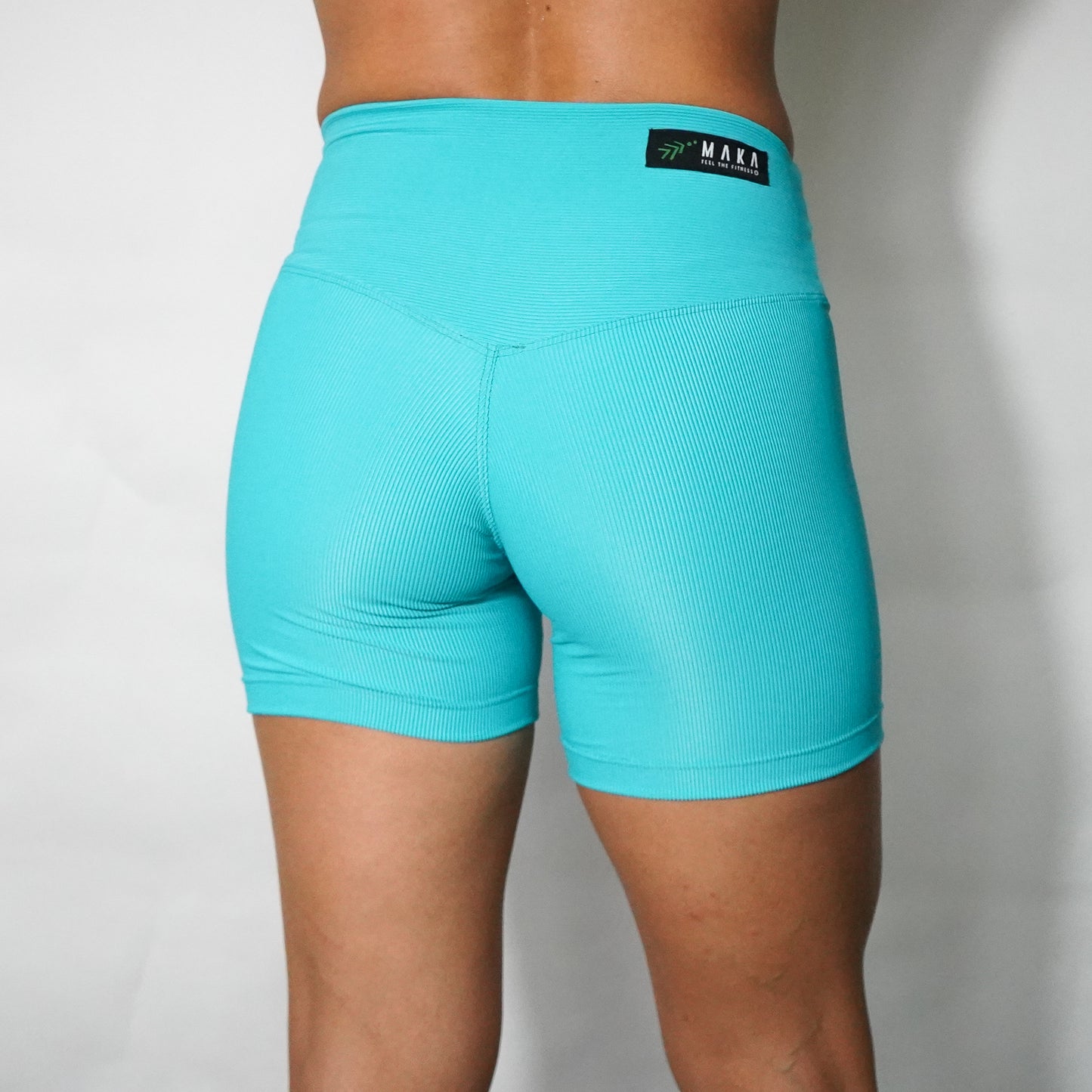 Cyan Blue Lines- High Mid Rise