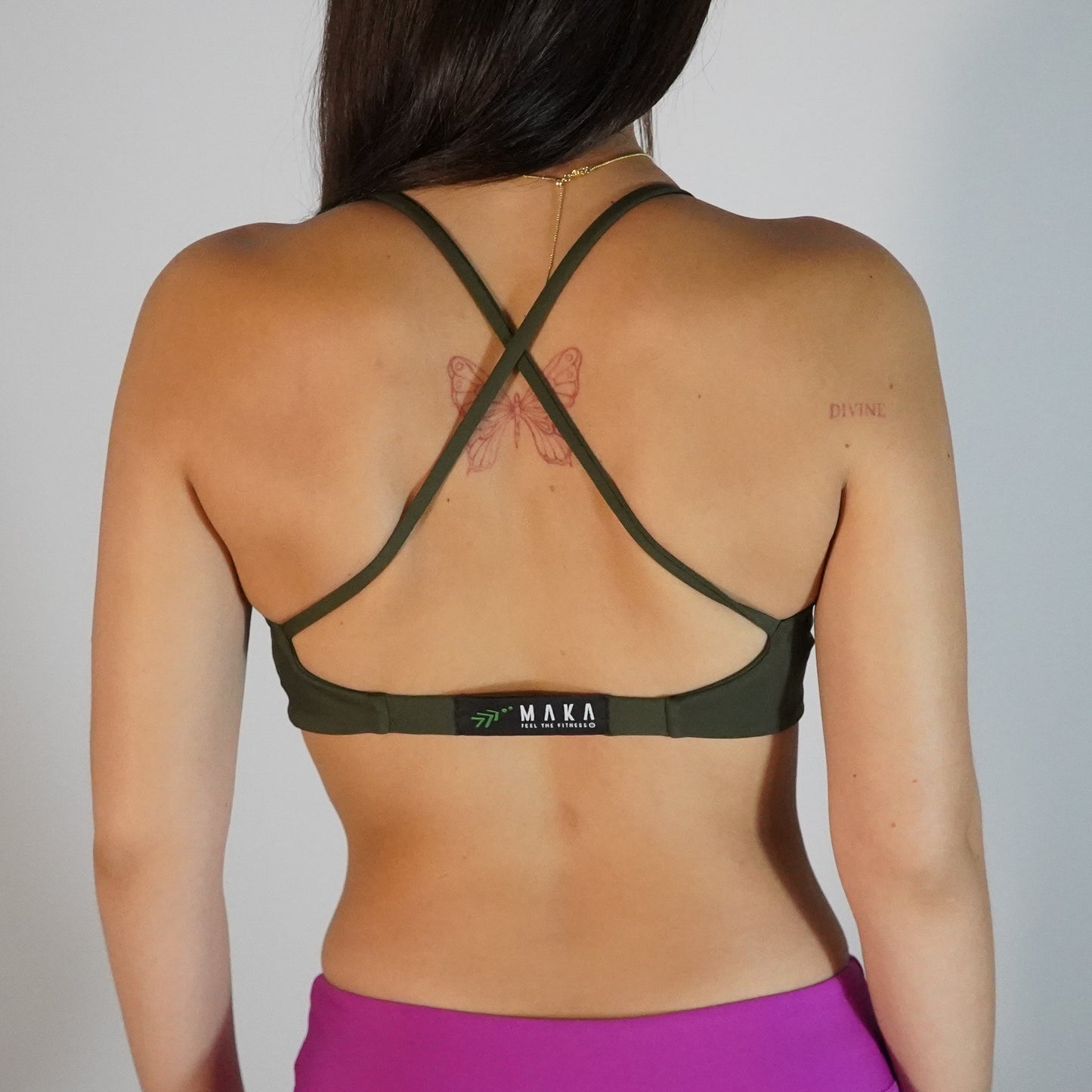 Militar Green- Top Twist