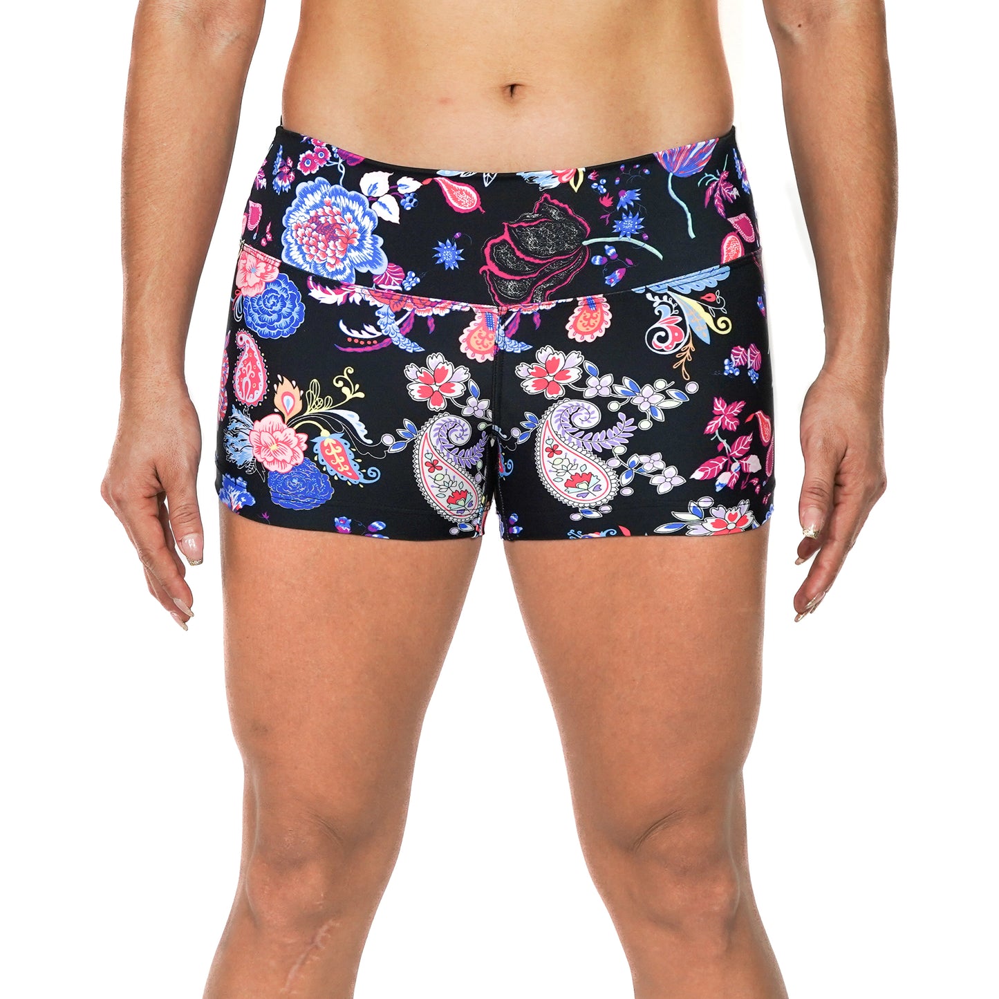 Black Neon Flowers- Low