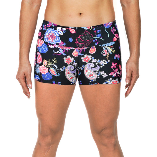 Black Neon Flowers- Low