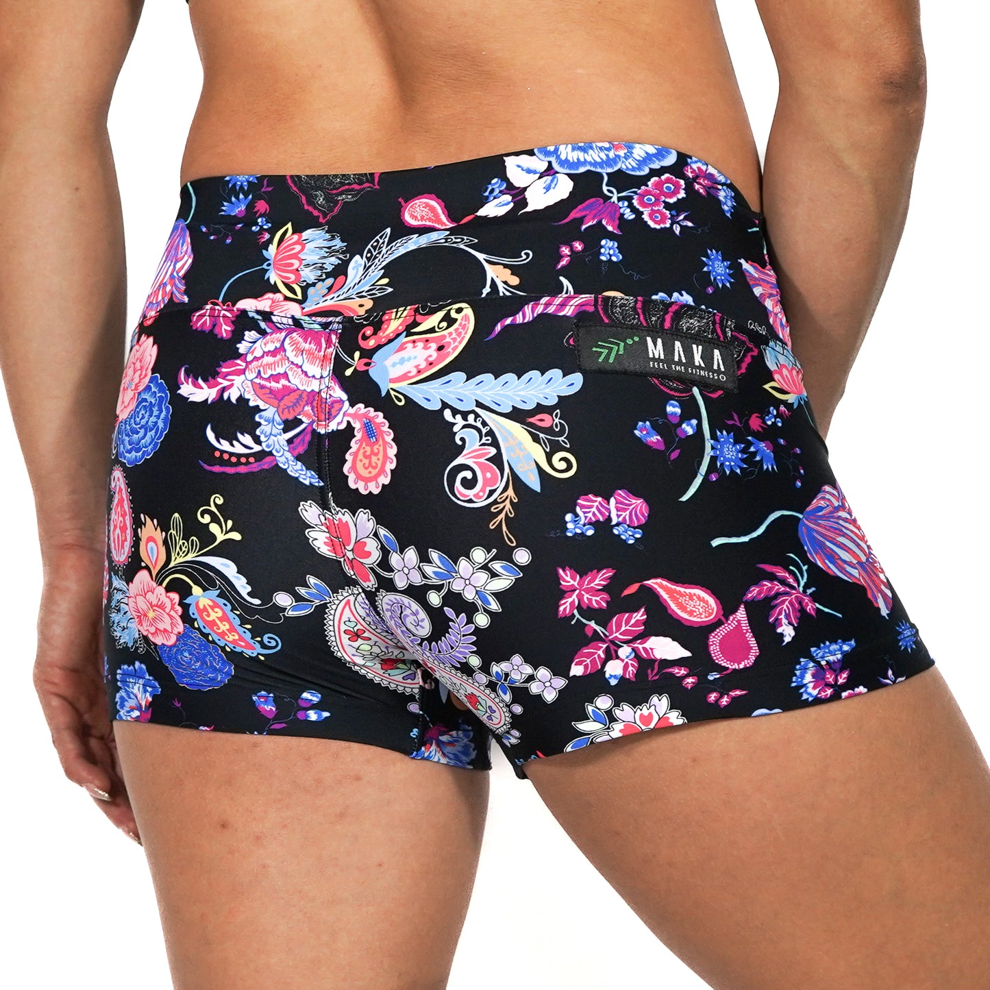 Black Neon Flowers- Low