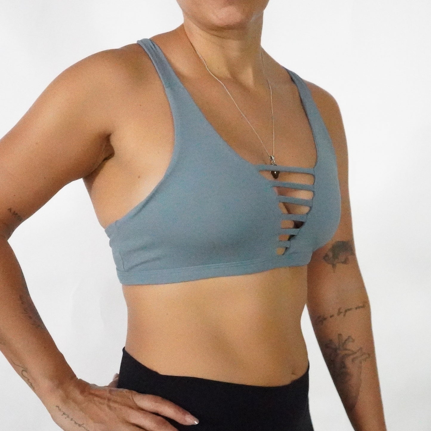 Dark Turquoise- Top Tiras