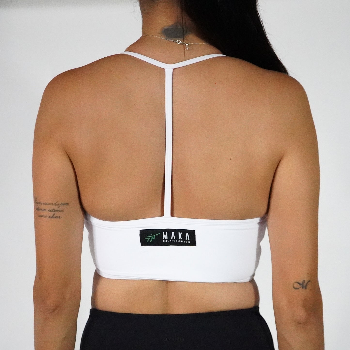 White Floral- Top Mesh