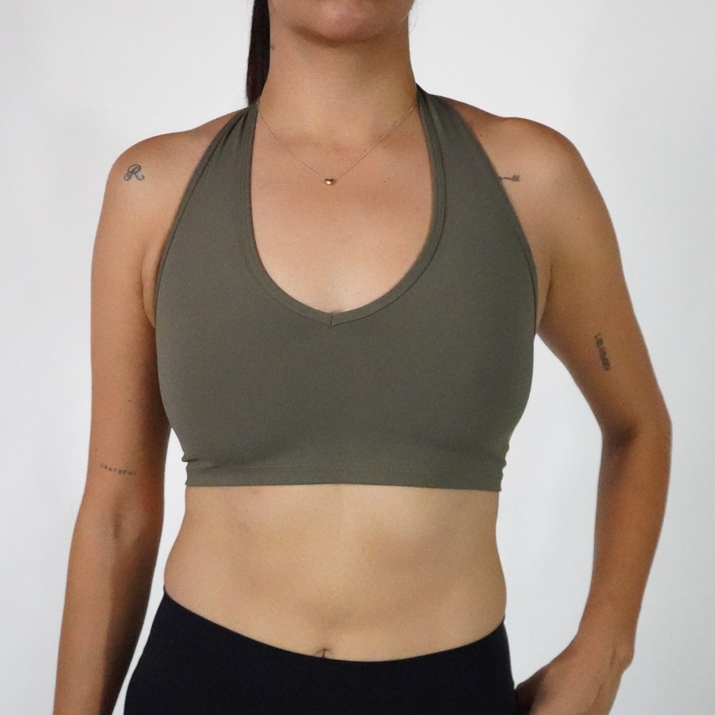 Olive- Top Halter