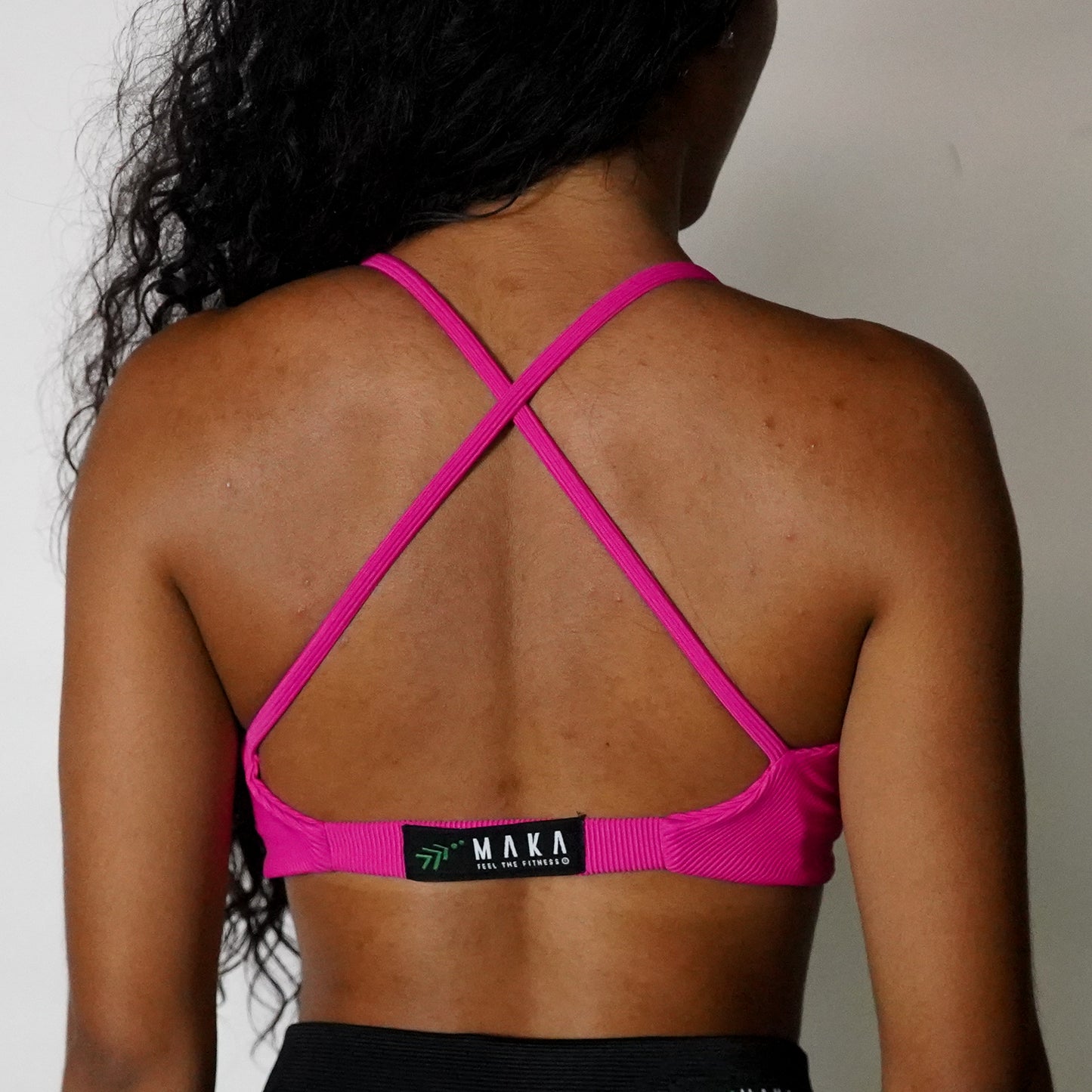 Fuchsia Lines- Top Twist