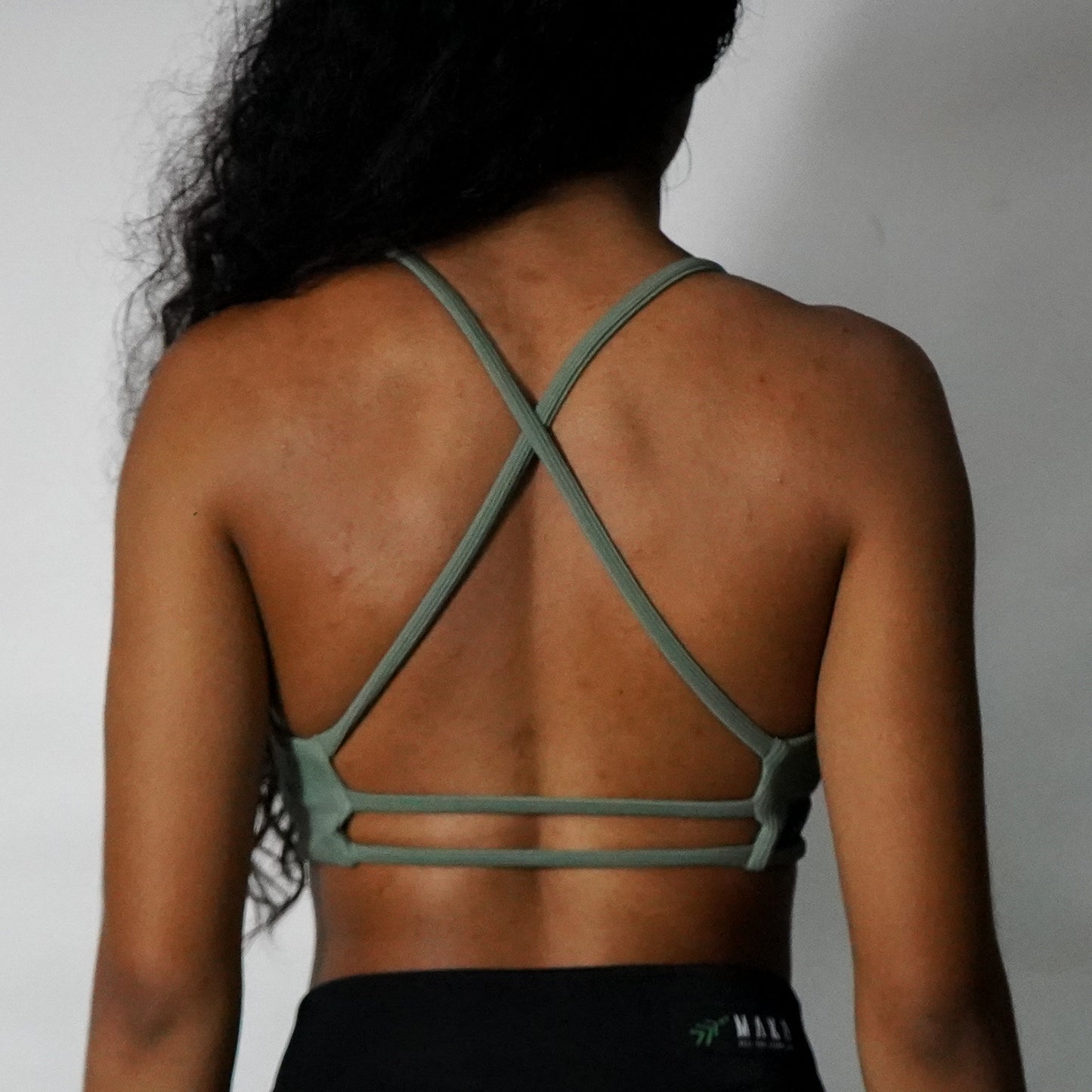 Salvia Green Lines- Top V-Cross