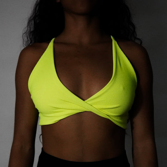 Yellow Fosfo Lines- Top Twist