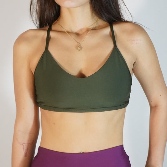 Militar Green- Top Corte V
