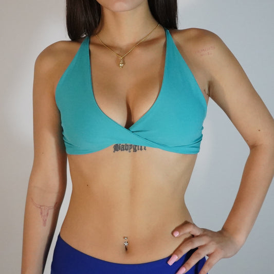 Blue Aqua- Top Twist
