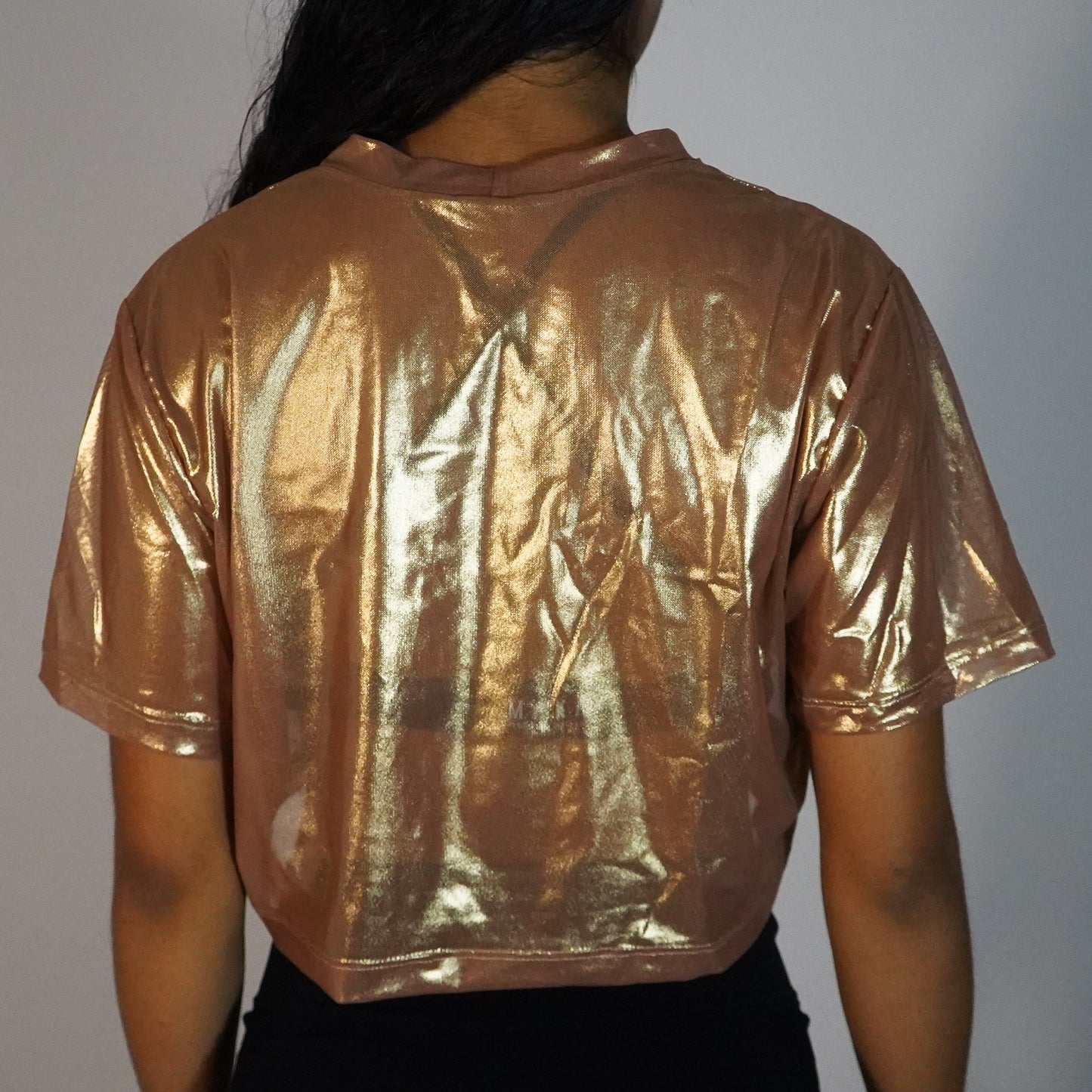 Golden Fantasy- Crop Mesh